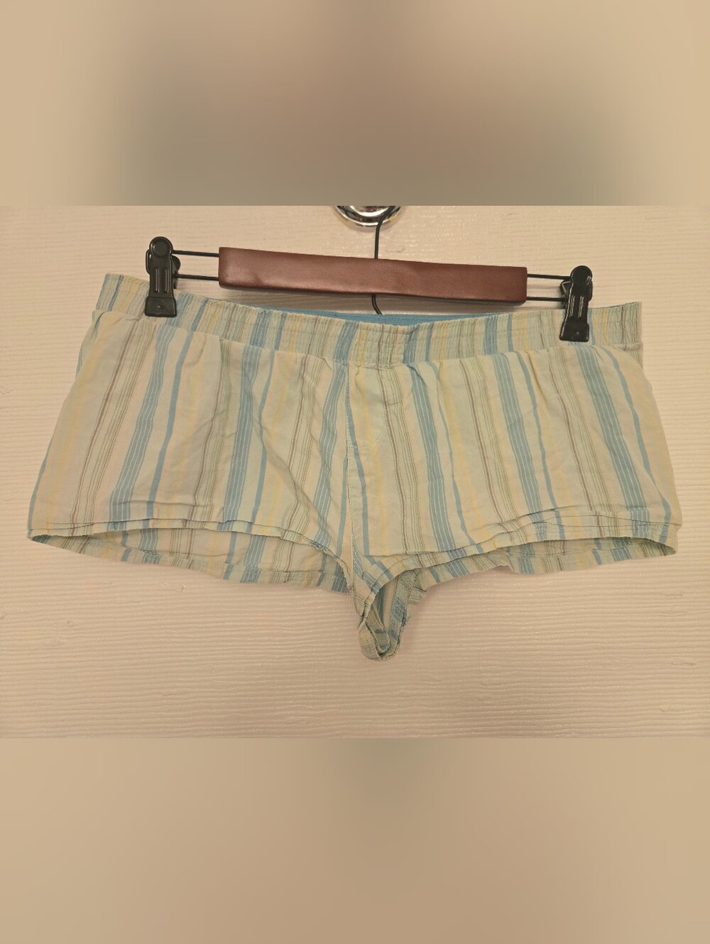ellemenno Light Blue/Green Women's PJ Boxers - SMALL